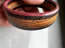 Load image into Gallery viewer, Rosewood, Black Palm &amp; Purpleheart Bracelet
