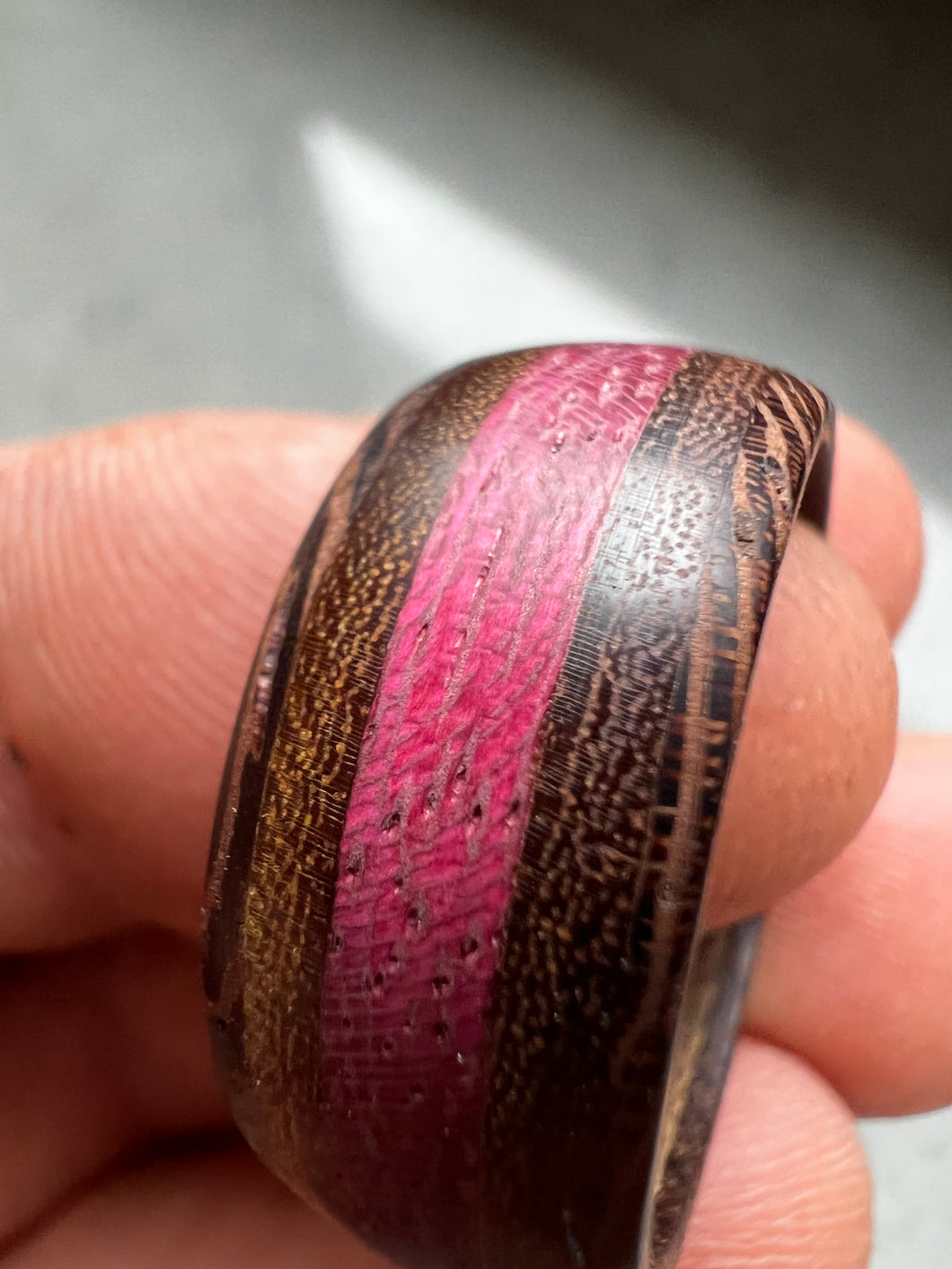 Purpleheart, Teak & Wenge Ring