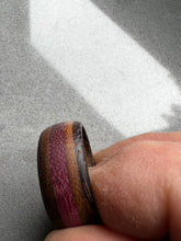 Load image into Gallery viewer, Purpleheart, Teak &amp; Wenge Ring
