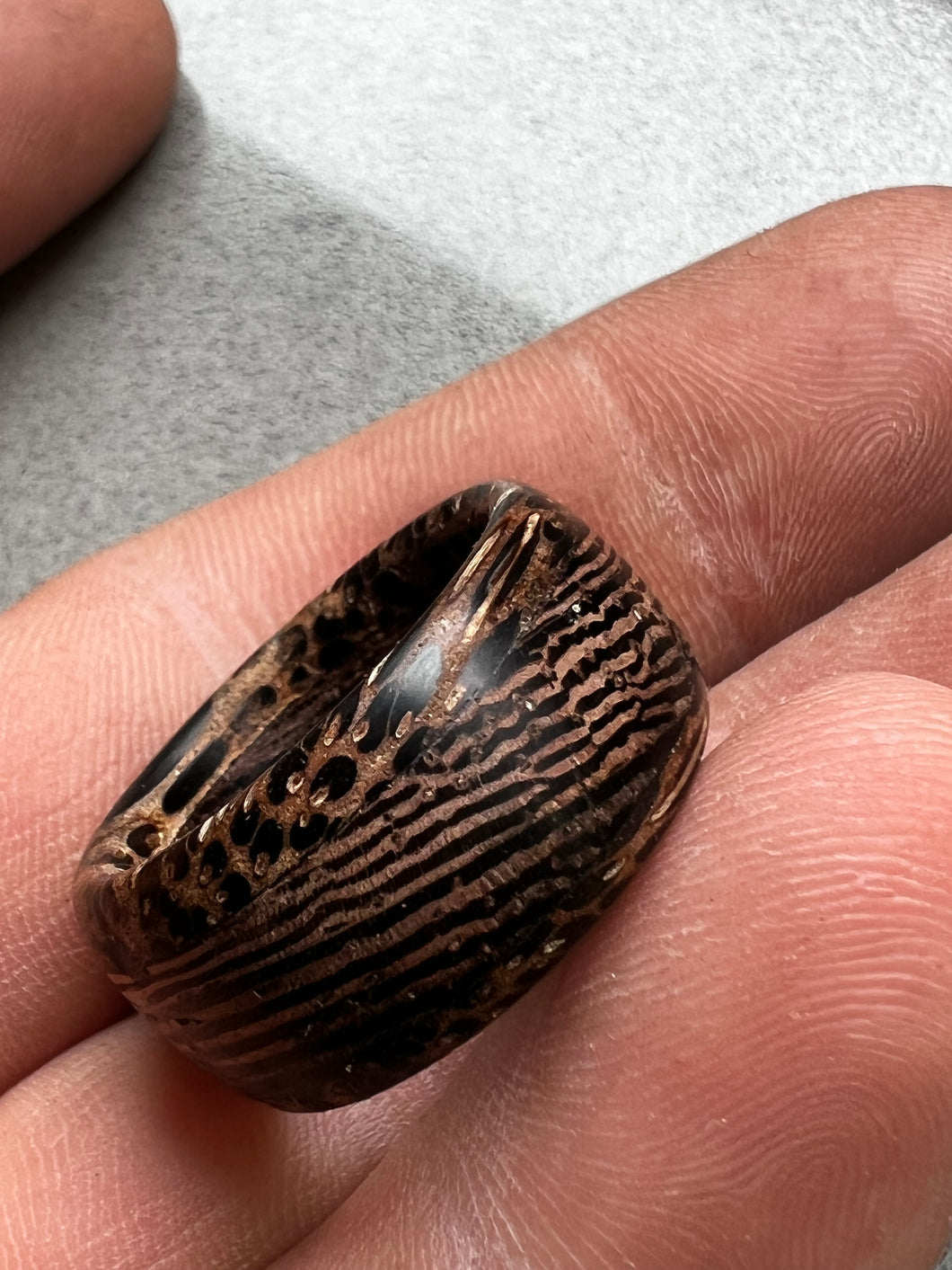 Black Palm & Wenge Ring