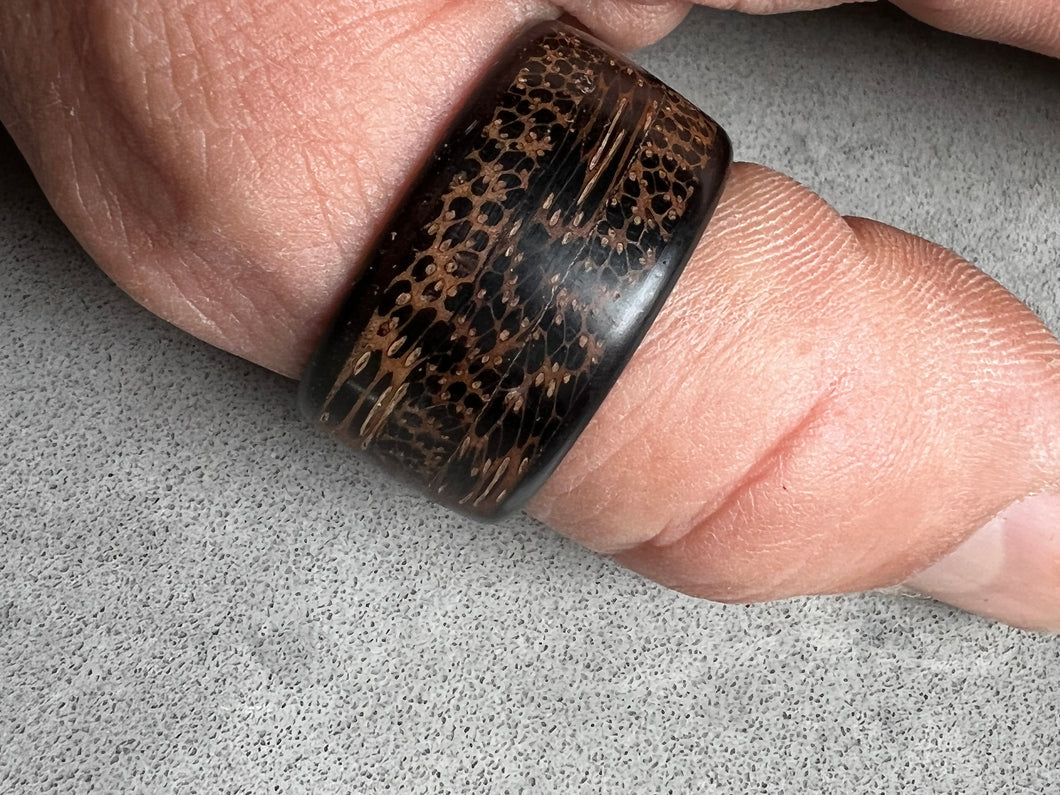 Black Palm & African Blackwood Ring